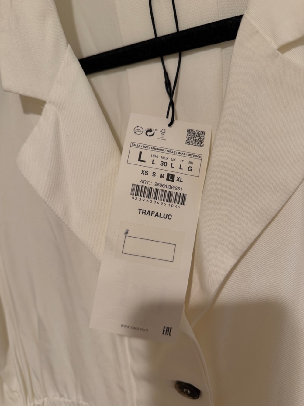 New Zara White Oversized Shirt
MIDI Dress Size Large - Picture 7 of 11